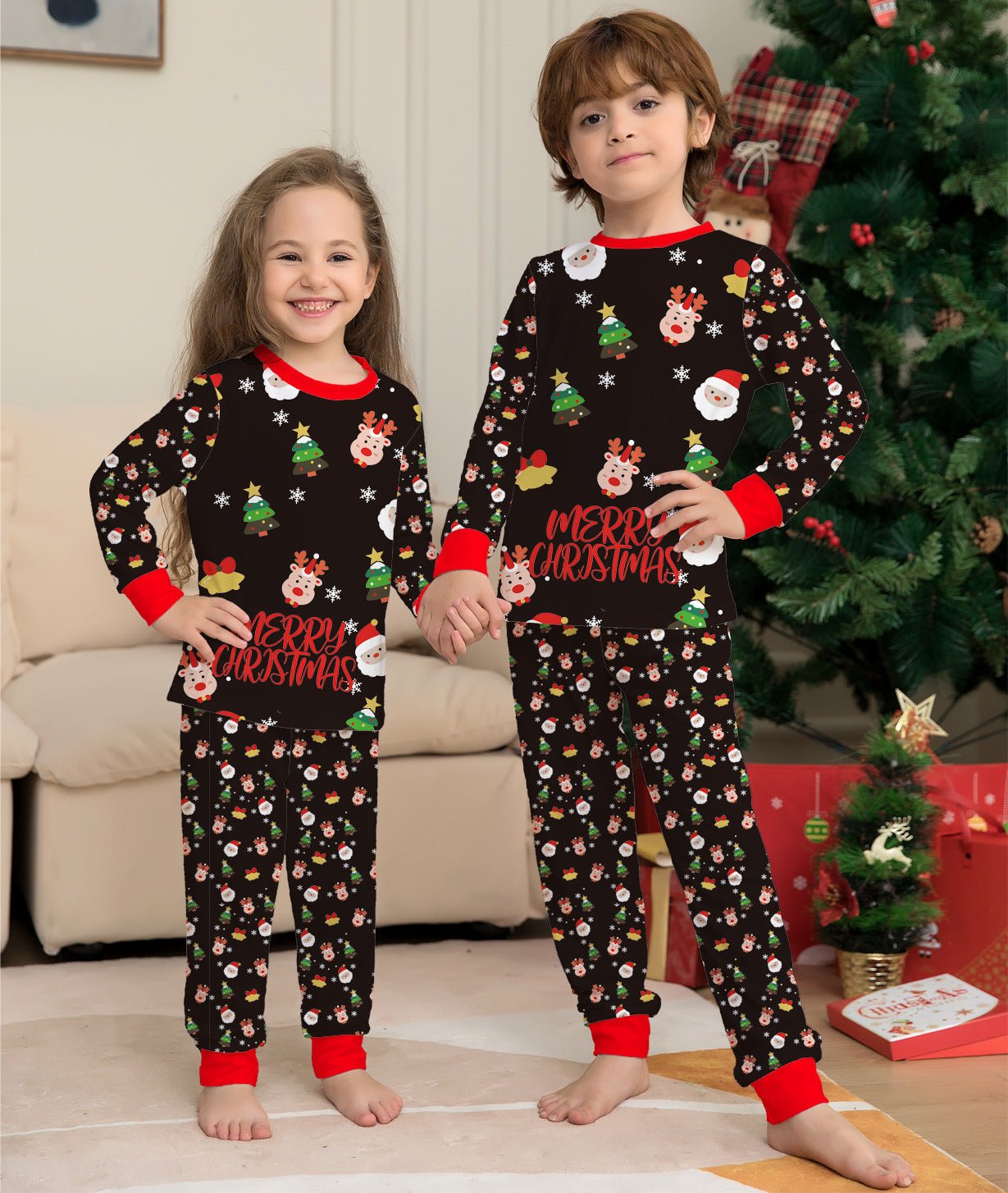 Family Christmas Matching Pajamas Set Christmas Pajamas For Family Christmas PJS Xmas Sleepwear - FushionX Techflex