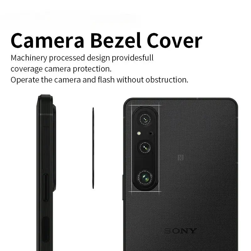 For Sony Xperia 1 V 10 V Metal Aluminum Camera Lens Protector Camera Lens Cover Case Protective Film - FushionX Techflex