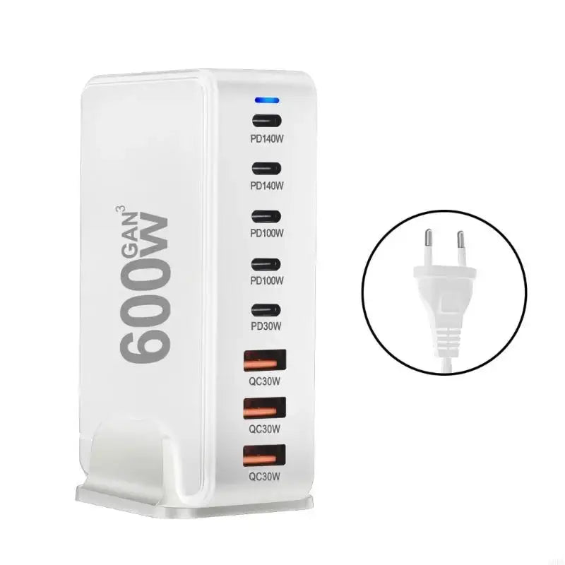 G8DF 600W 8 Port GaNs PD USB C USB A Adapters for Phone - FushionX Techflex