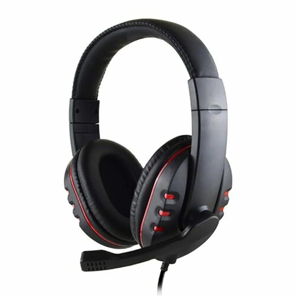 Headphones 3.5mm Wired Gaming Headset Earphones Music For PS4 Play Station 4 Game PC Chat Computer With Microphone - FushionX Techflex