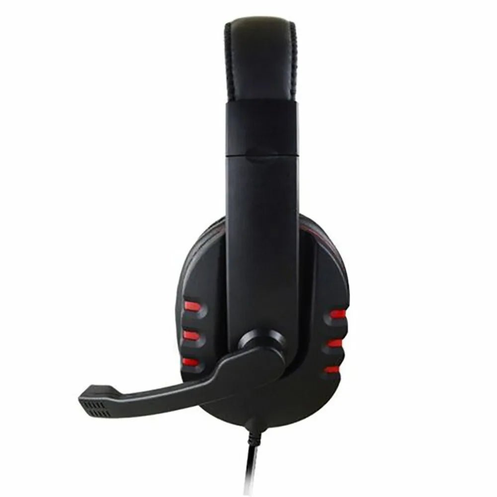 Headphones 3.5mm Wired Gaming Headset Earphones Music For PS4 Play Station 4 Game PC Chat Computer With Microphone - FushionX Techflex