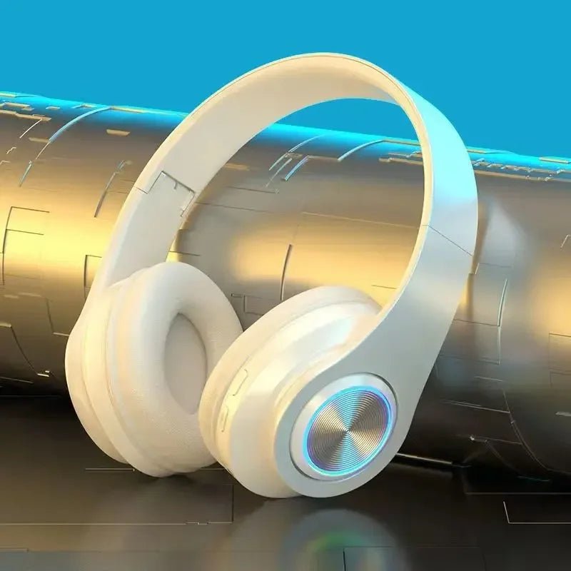 Headsets Gamer Headphones Blutooth Surround Sound Stereo Wireless Earphone USB With MicroPhone Colourful Light PC Laptop Headset - FushionX Techflex