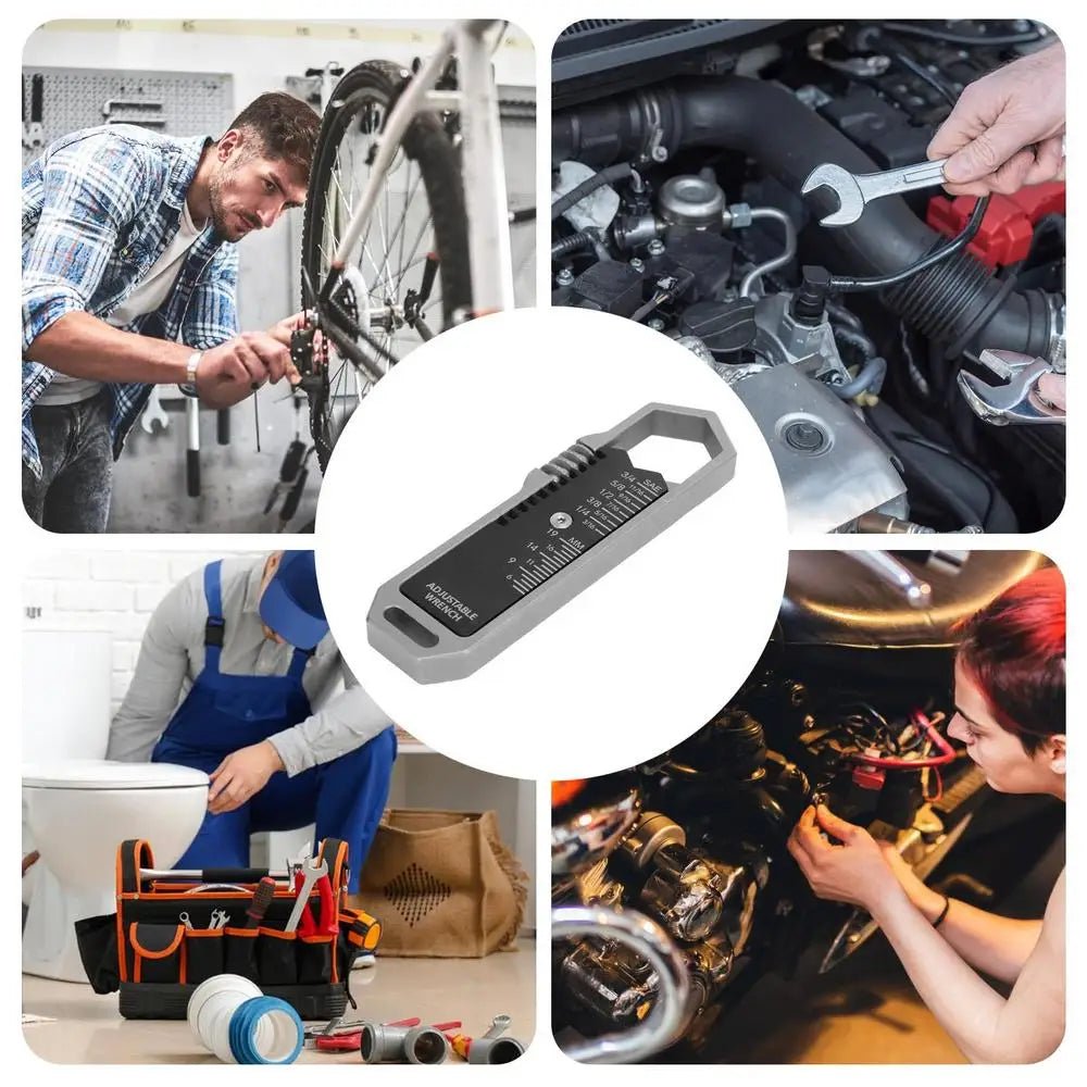 Multitool Pocket Tools Portable Multi Wrench Ergonomic Design Space - Saving Pocket Tools For Outdoor Explorers Enthusiasts - FushionX Techflex