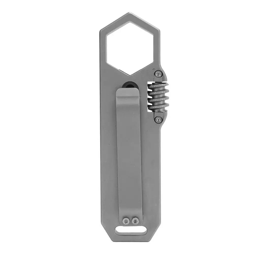 Multitool Pocket Tools Portable Multi Wrench Ergonomic Design Space - Saving Pocket Tools For Outdoor Explorers Enthusiasts - FushionX Techflex