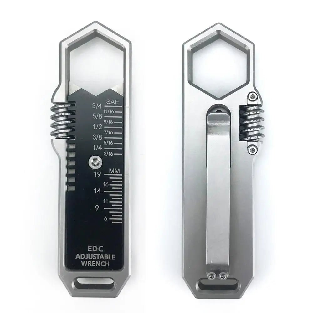 Multitool Pocket Tools Portable Multi Wrench Ergonomic Design Space - Saving Pocket Tools For Outdoor Explorers Enthusiasts - FushionX Techflex