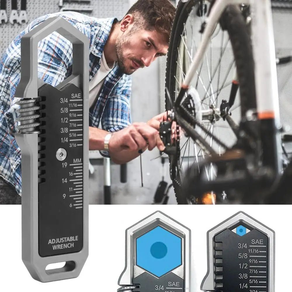 Multitool Pocket Tools Portable Multi Wrench Ergonomic Design Space - Saving Pocket Tools For Outdoor Explorers Enthusiasts - FushionX Techflex