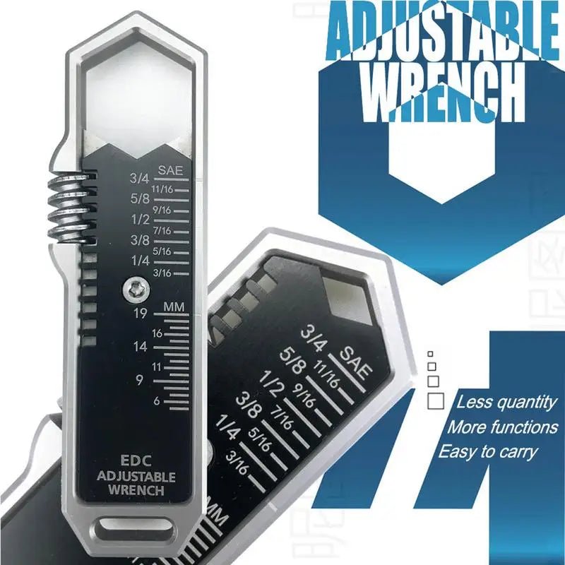 Multitool Pocket Tools Portable Multi Wrench Ergonomic Design Space - Saving Pocket Tools For Outdoor Explorers Enthusiasts - FushionX Techflex