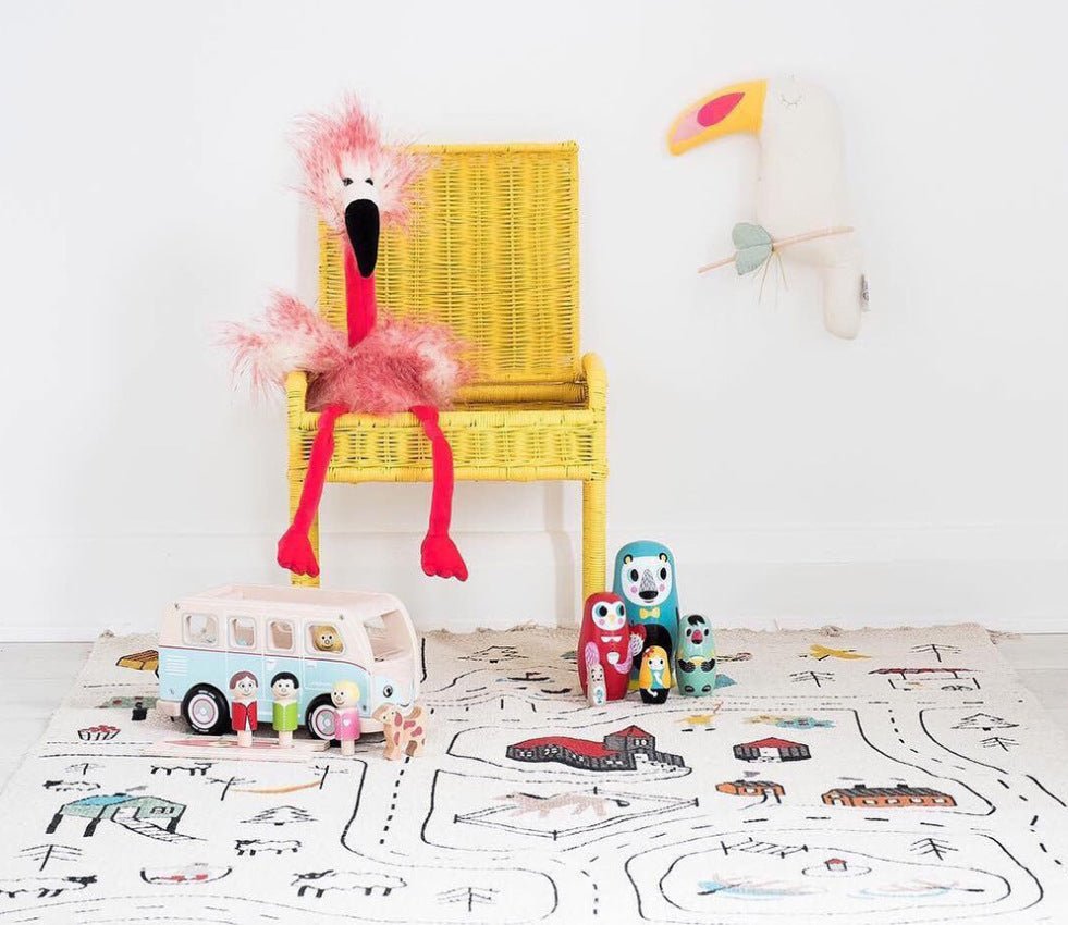 New Creative Children'S Canvas Tassel Game Mat - FushionX Techflex