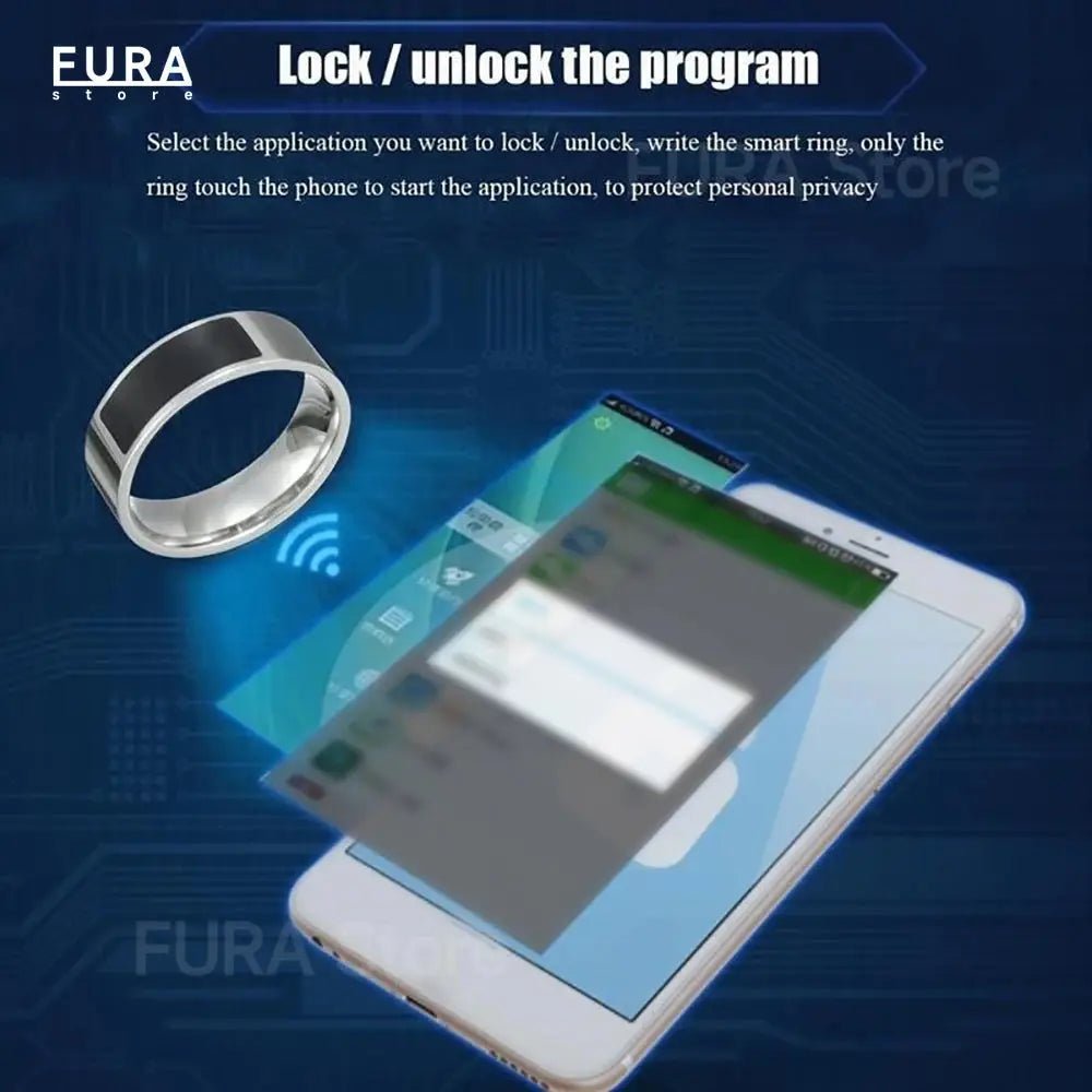 New waterproof multi - functional wearable smart ring Smart accessory NFC Smart Ring - FushionX Techflex