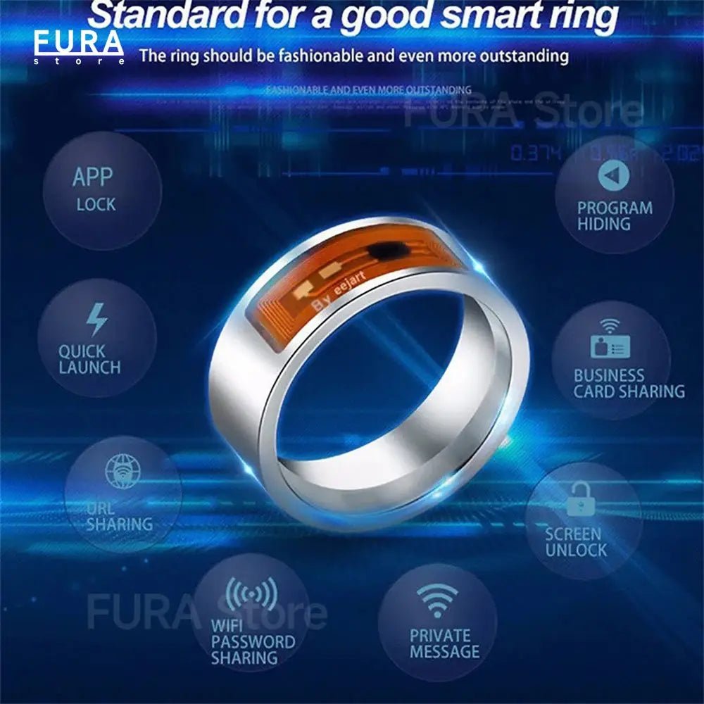 New waterproof multi - functional wearable smart ring Smart accessory NFC Smart Ring - FushionX Techflex