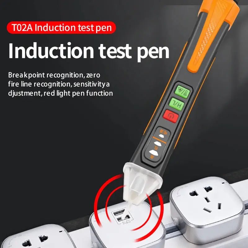 NJTY Non - Contact Voltage Tester 12 - 1000V AC Voltage Checker Pen Smart Circuit Inspection Tool - FushionX Techflex
