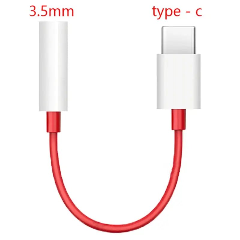 Original Oneplus 10 9 8 7T Pro 7 9R 8T Nord 2 5G USB Type C To 3 5MM Headphone - FushionX Techflex