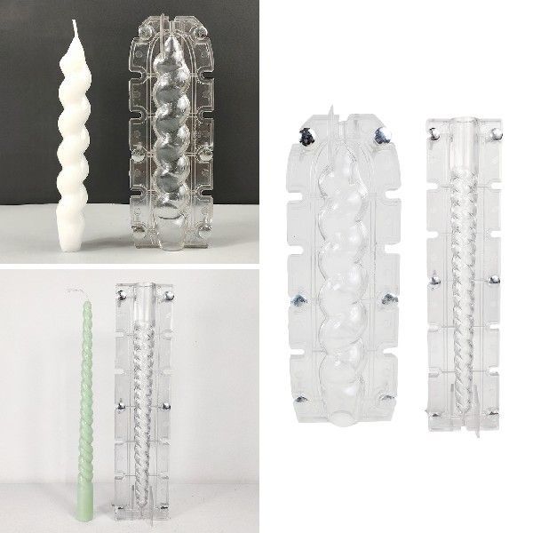Plastic Candle Mold for Candle Making - Taper Candle Mould - FushionX Techflex