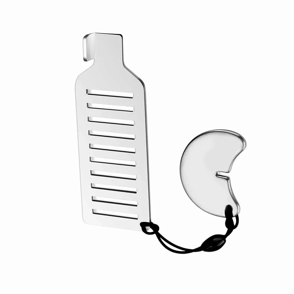 Safety Anti - theft Door Blocker Portable 8cm Stainless Steel Safe Security Tool For Home Privacy Hotel Travel Door Lock Stopper - FushionX Techflex