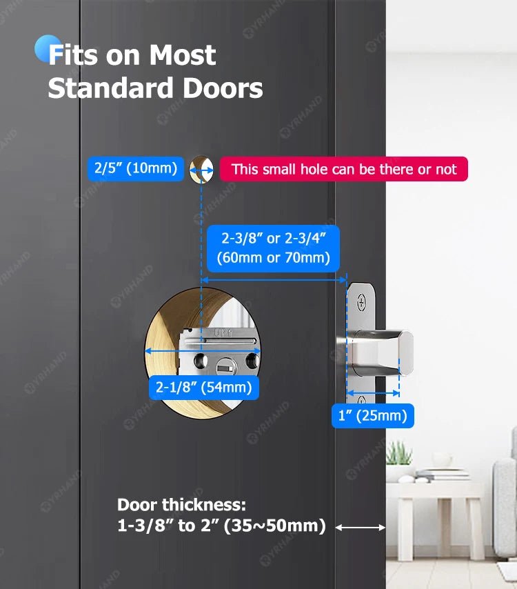 Smart Deadbolt Locks for Smart Home Alexa WiFi TTlock App Biometric Fingerprint keyless Entry Keypad door lock with Gateway - FushionX Techflex