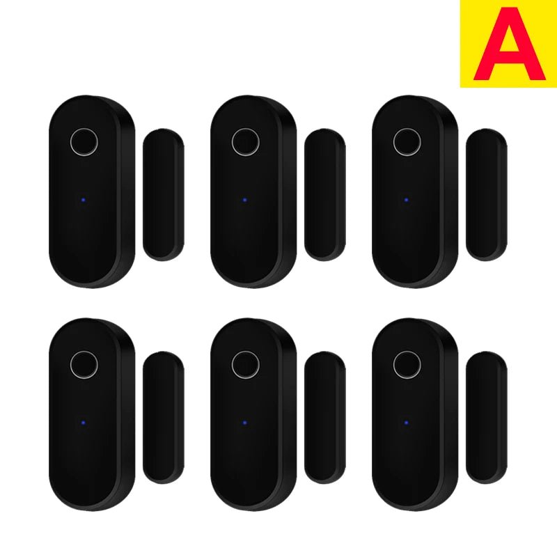 Tuya Smart Zigbee Door Sensor Door Window Open Close Detector Black Smart Home Security System Work With Gateway Smart Life APP - FushionX Techflex