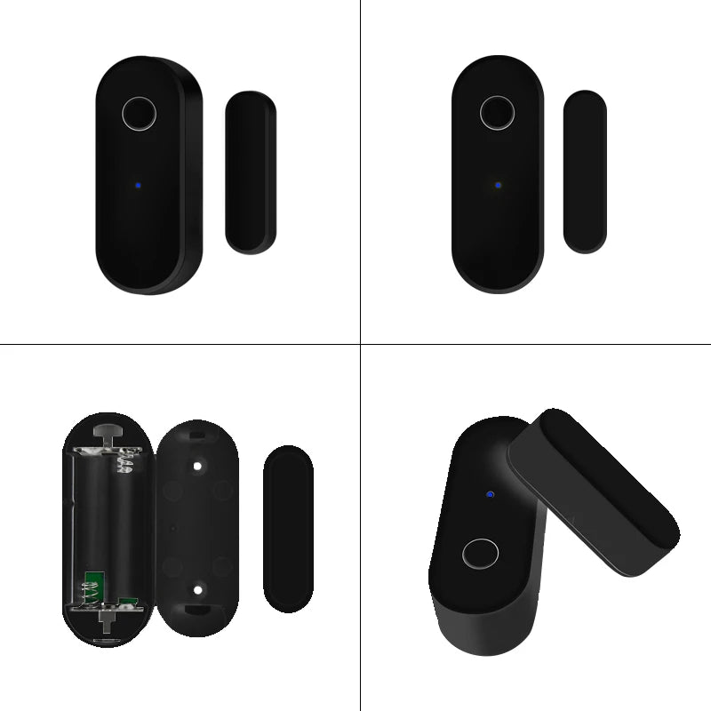 Tuya Smart Zigbee Door Sensor Door Window Open Close Detector Black Smart Home Security System Work With Gateway Smart Life APP - FushionX Techflex