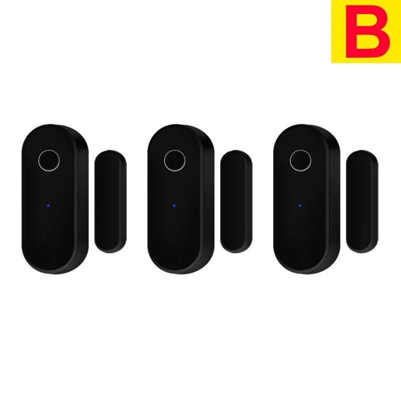 Tuya Smart Zigbee Door Sensor Door Window Open Close Detector Black Smart Home Security System Work With Gateway Smart Life APP - FushionX Techflex