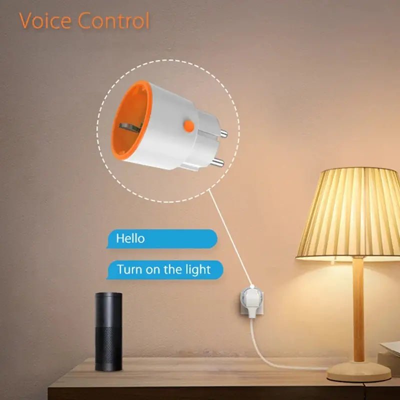 Tuya Smart Zigbee Power Plug EU 16A Socket Kwh Electricity Energy Monitor Singal Extender - FushionX Techflex