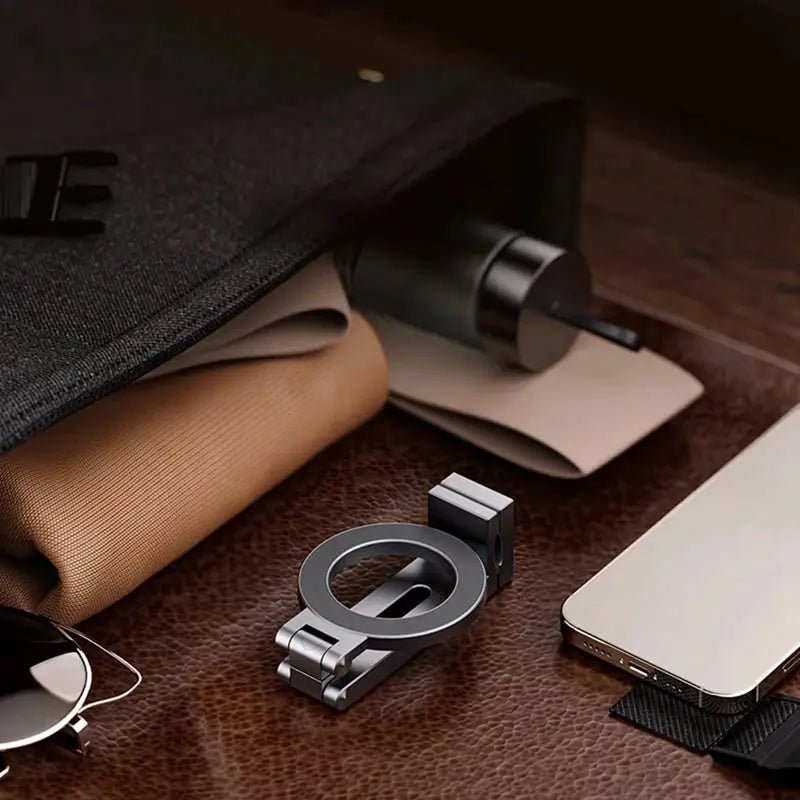 Universal Magnetic Phone Holder Travel Essential Flexible Rotation Hands - Free Airplane Phone Mount For Smartphone - FushionX Techflex