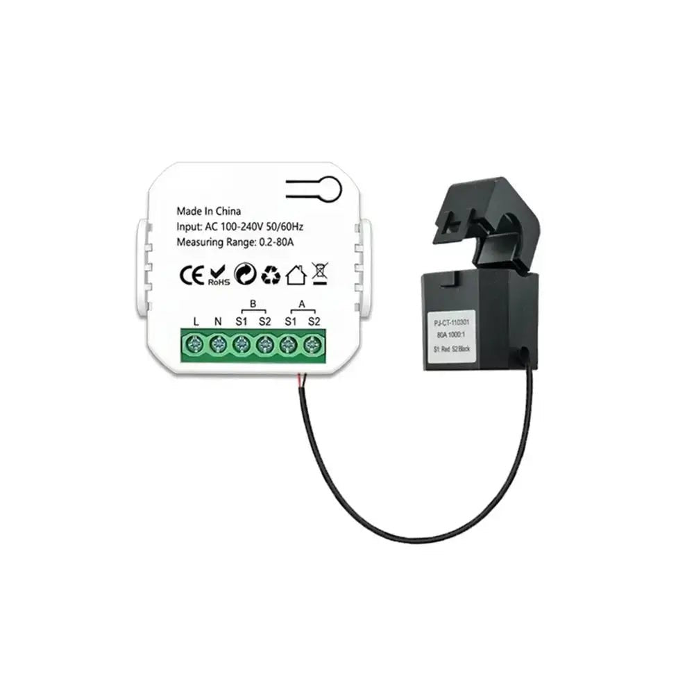 Xiaomi Tuya Smart Life Wifi Energy Meter With CT Clamp App Kwh Power Consumption Monitor - FushionX Techflex